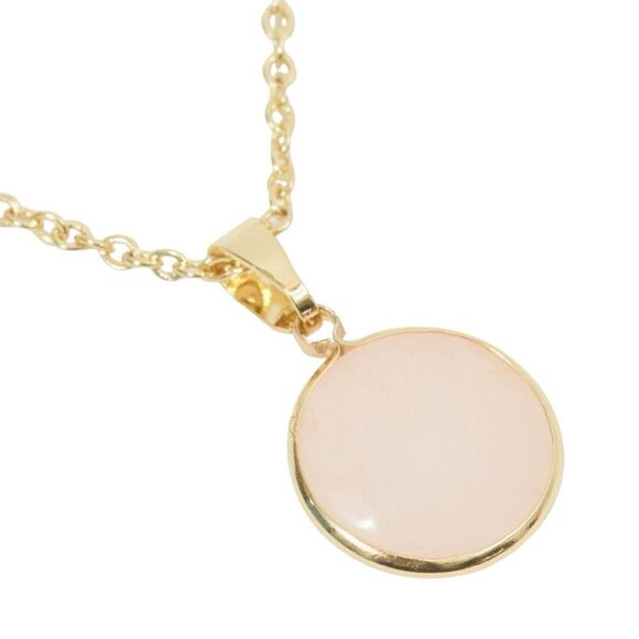 Sanctuary Project Rose Quartz Marble Serenity Necklace – Pink Healing 19” - Picture 3 of 8